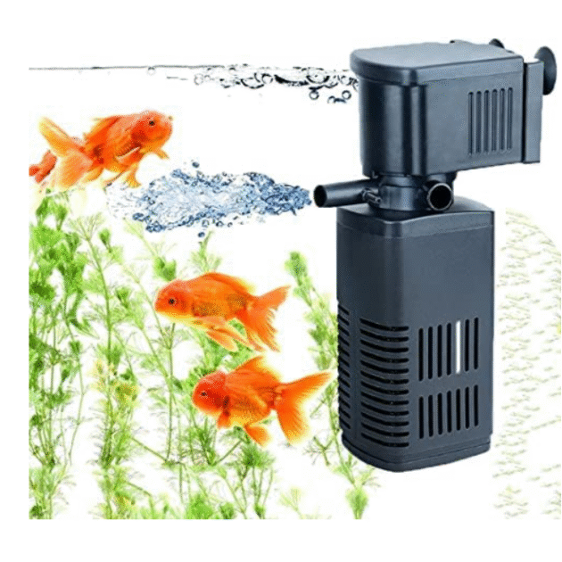BL-600F Aquarium Fish Tank Internal Filter | 3-in-1 | 6W | 500L/H | For Tanks up to 2.5 Feet | Filters Water, Provides Oxygen & Circulates Water | BL Series