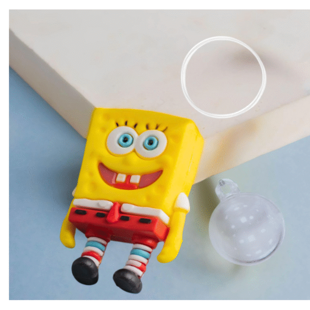 Animaux 1 Pcs-Cheese Man (Yellow) Floating Fish Tank Decoration Toys