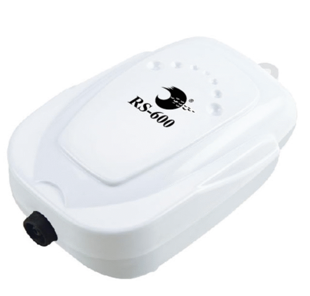 (RS-600) Aquarium AIR Pump | HIGH-Performance Oxygen Pump for Fish Tank | AIR Output Adjustable | AIR Pump Aquarium | Fish Tank Motor | Oxygen for Aquarium Fish Tank | Fish Tank Water Pump