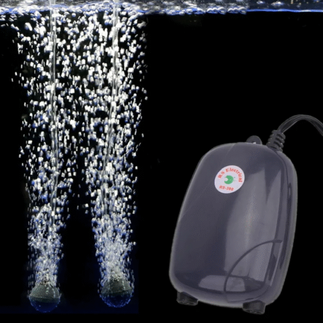 RS Electrical RS-390 Aquarium Two Way Air Pump | BEST Power: 5W | Flow: 3.5L/min