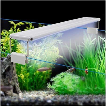 RSL-30 | 6W | Planted Aquarium Fish Tank White Frame WRGB Multi Colour LED Light – Best for 30–40cm Fish Tanks