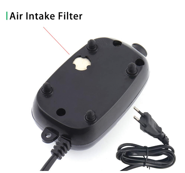 RS Electricals RS-290 Silent Fish Tank Mini Aerator Oxygen Pump With 2 Meter Air Tube & 1 Air Stone