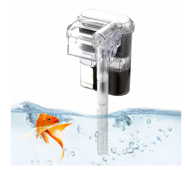 MB-400 | 2.5W | 250L/Hr Mini Compact Transparent Hang On Filter