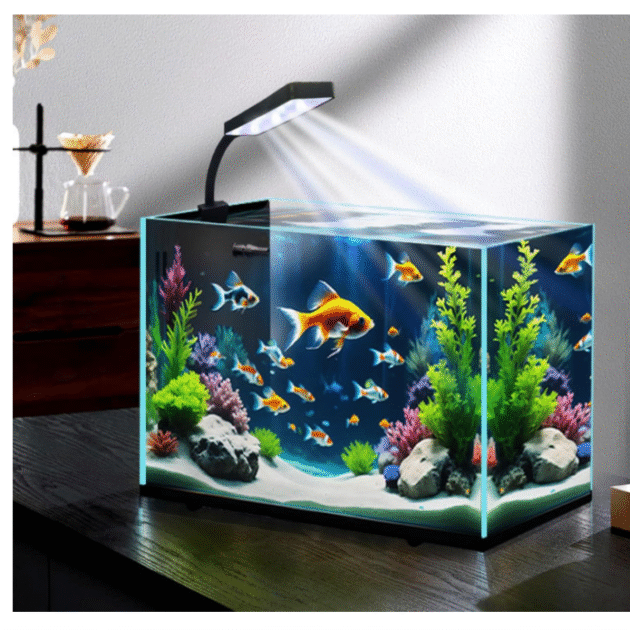 Animaux  LY-307 (Rectangular Shaped) 6.4W | Fit for 1.5 Feet Tank High Brightness Clip On Aquarium LED Light